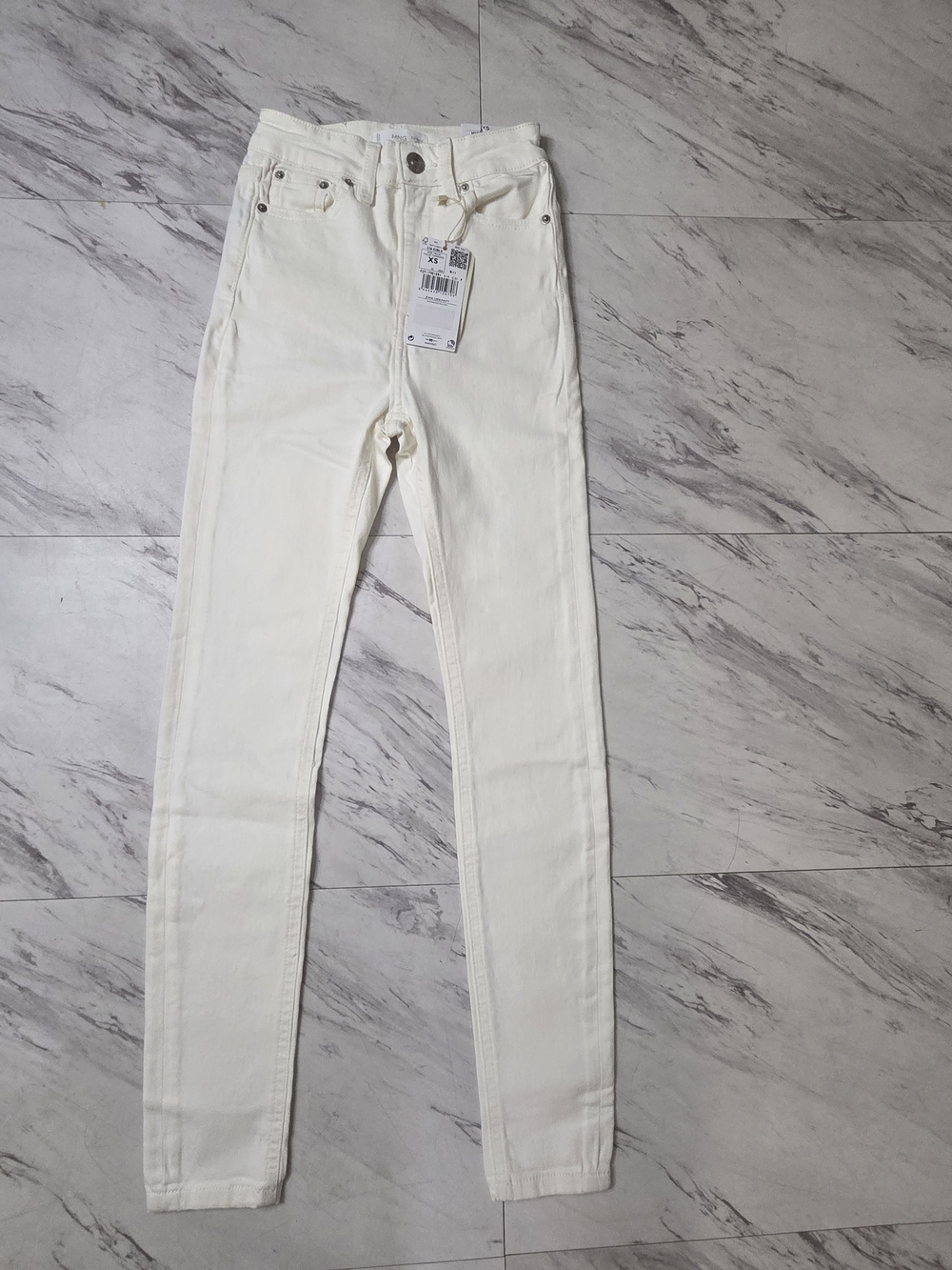 Mango Women's White Skinny Jeans Size XS